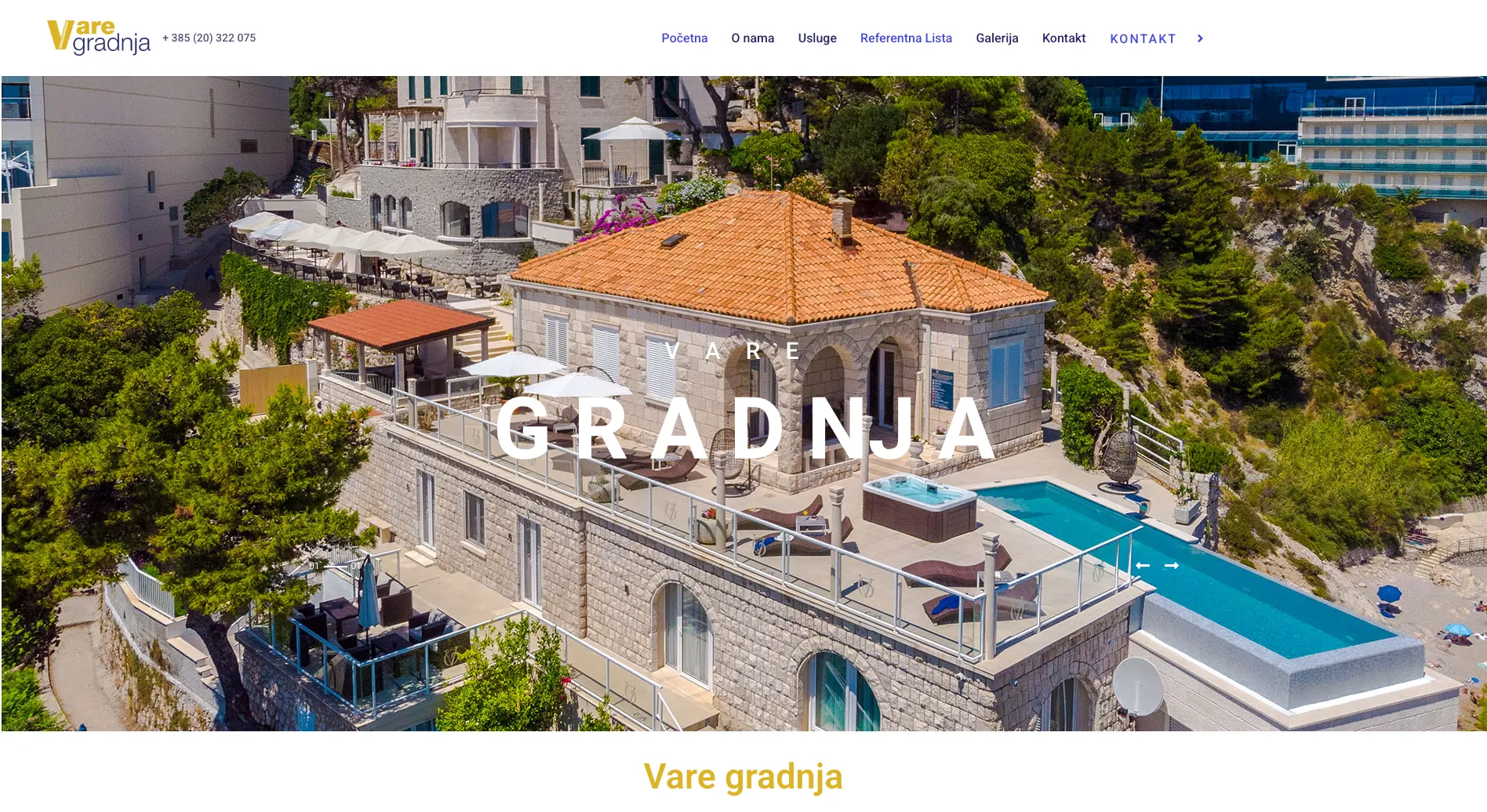Vare Gradnja